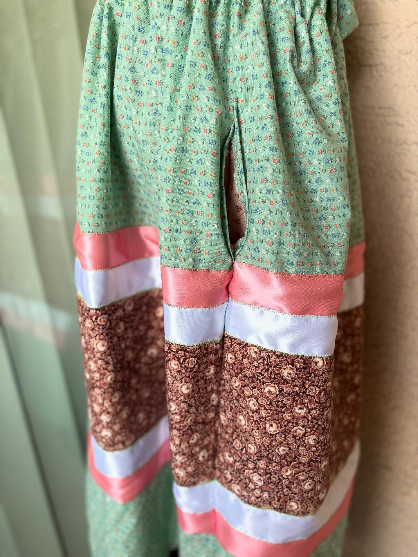 Vintage Tones Ribbon Skirt