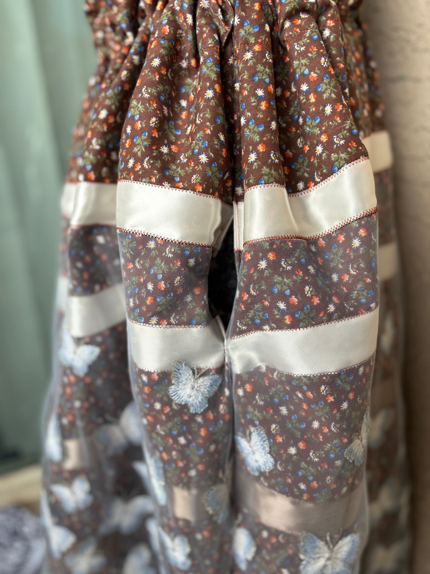 Butterflies in Season Ribbon Skirt