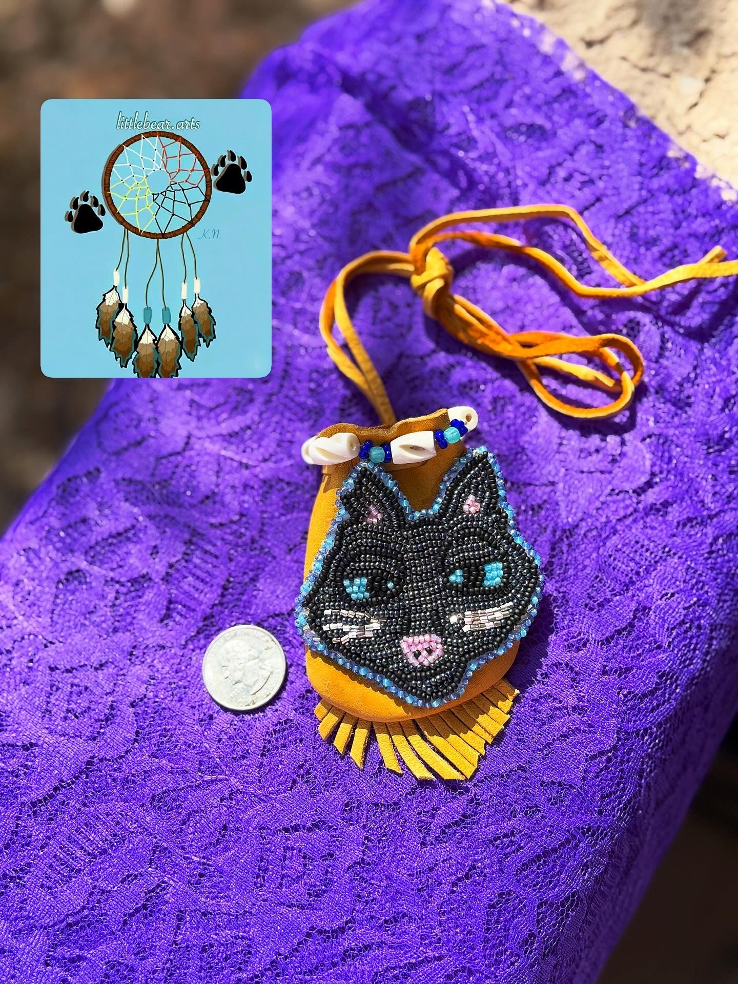 Coraline Cat Medicine Pouch