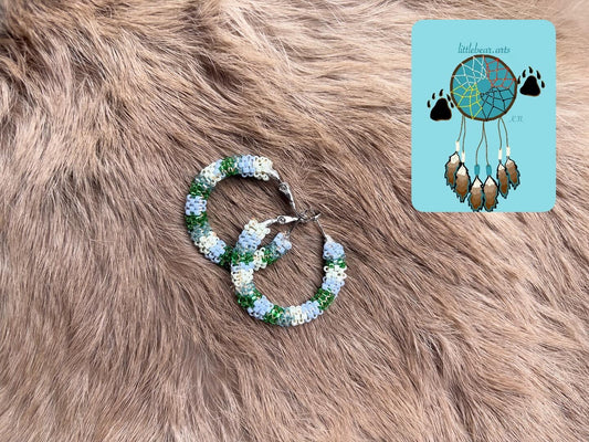 Mini Peyote Hoops