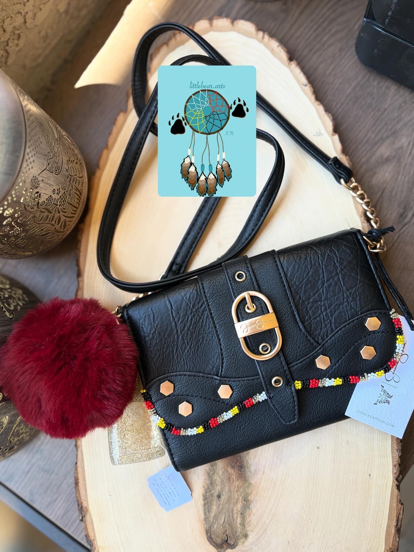 Medicine Wheel Beaded Purse