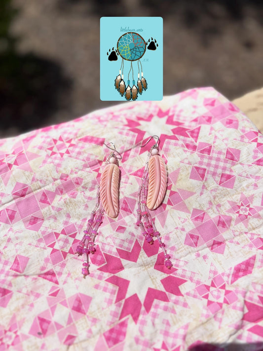 Blush Wing Dangles