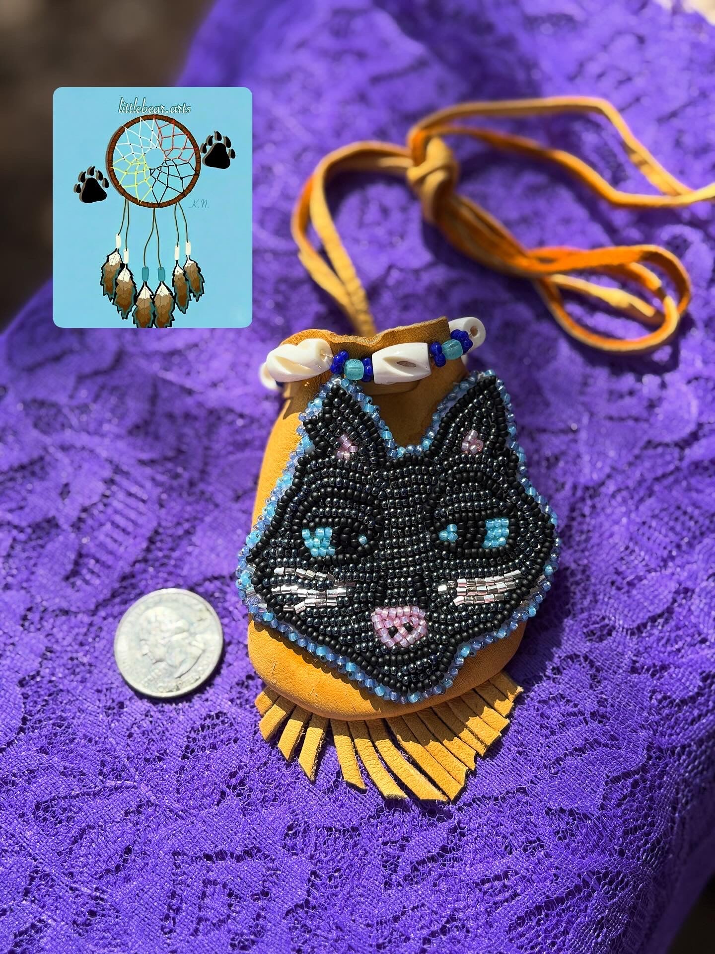 Coraline Cat Medicine Pouch