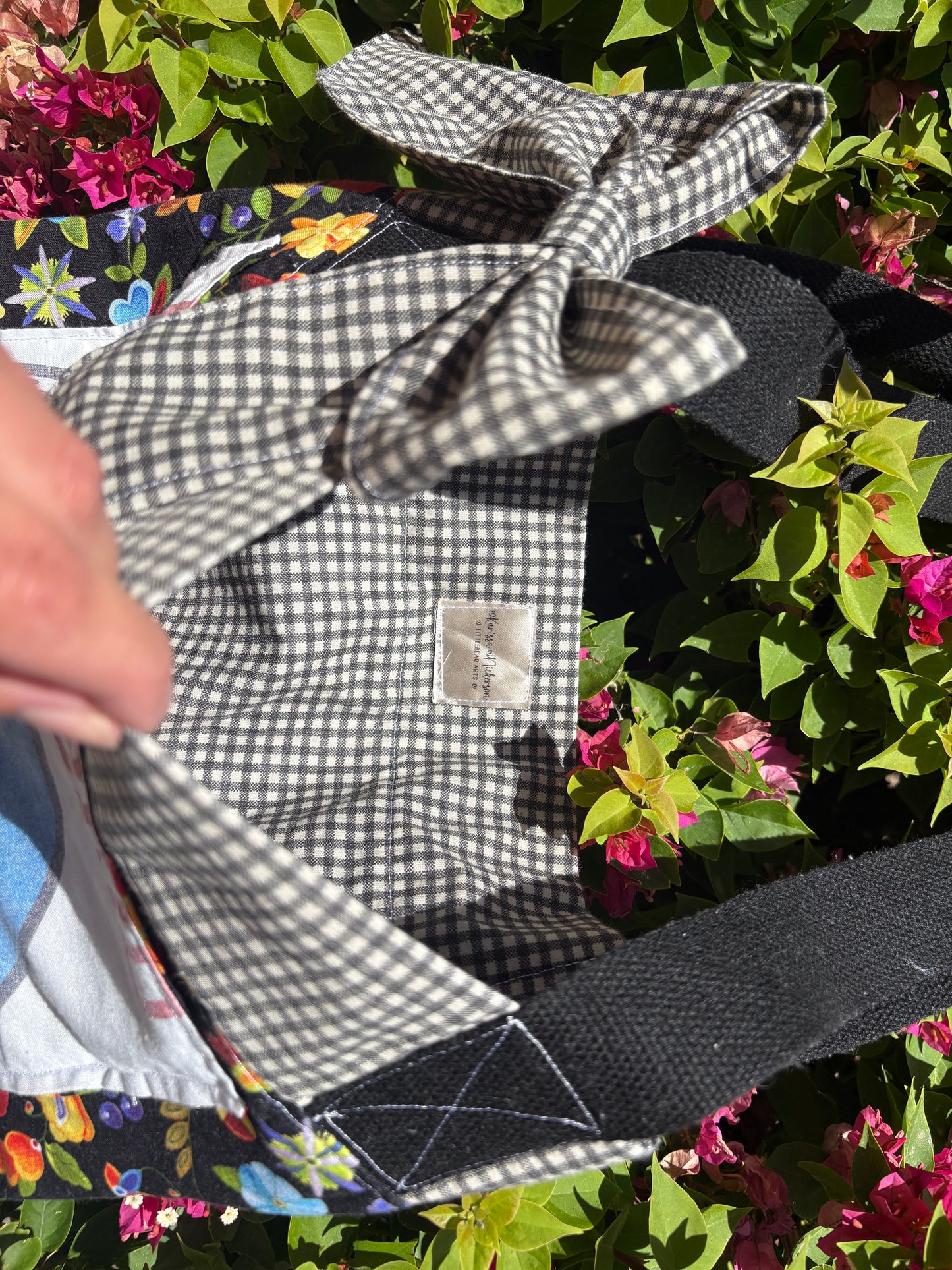 Blue Bird & Bow Tote