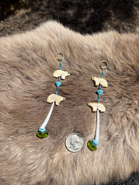 Bluebell Bear Dangles